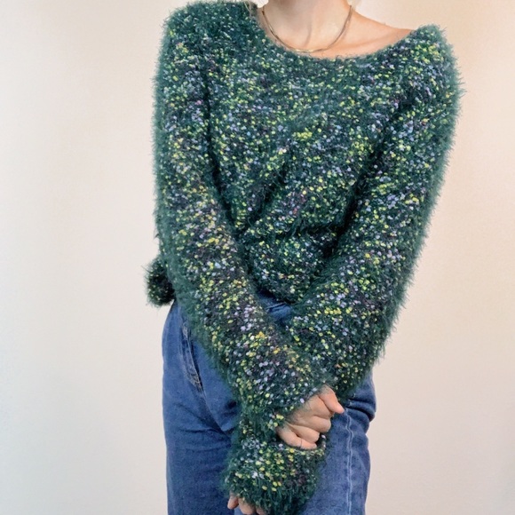 Forest Cottage Fairy Popcorn Knit Sweater - Picture 5 of 7